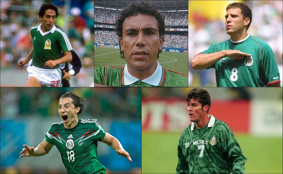 ¿Quiénes son los 10 mejores jugadores zurdos en la historia de la Selección Mexicana? FOTO: Especiales