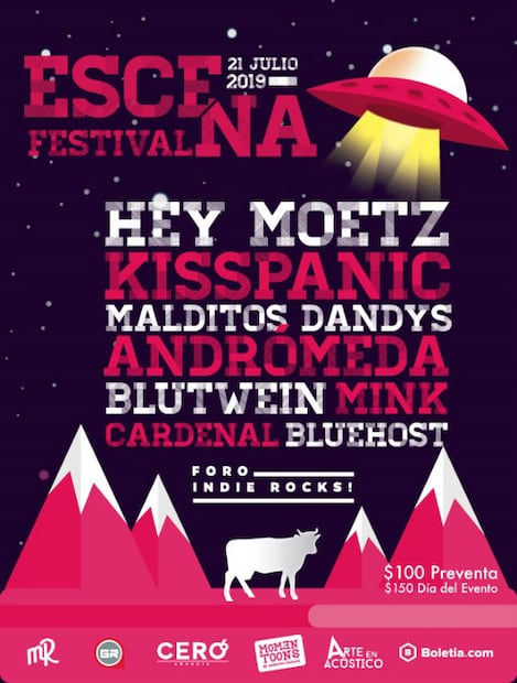 Las bandas que podrás ver en el Festival Escena en el Foro Indie Rocks!