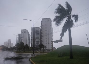 10 fotos del huracán Delta y la destrucción que dejó en Quintana Roo