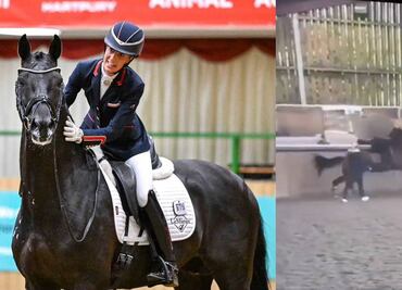 Charlotte Dujardin fue expulsada de París 2024 tras ser exhibida golpeando a uno de sus caballos