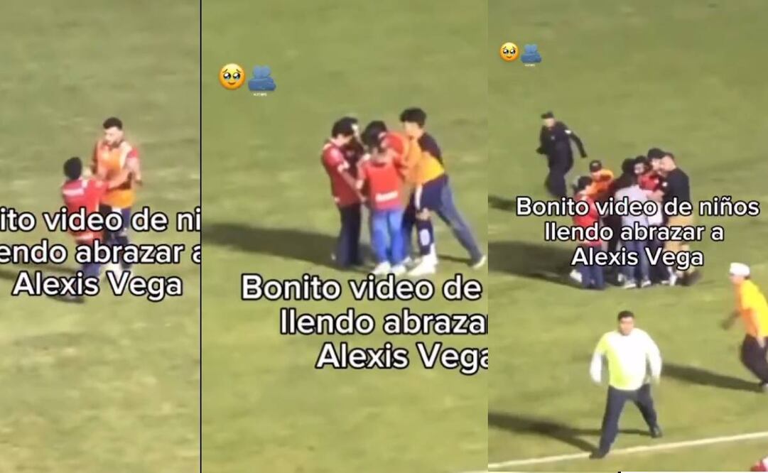 Alexis Vega recibió el cariño de los pequeños aficionados de las Chivas en la Piedad. Foto: Especial