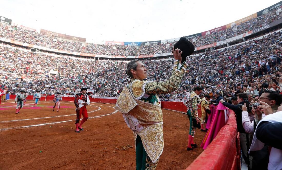 El domingo pasado Diego Silveti, Joselito Adame y Andrés Roca Rey reabrieron la Plaza de Toros México. Foto: El Universal