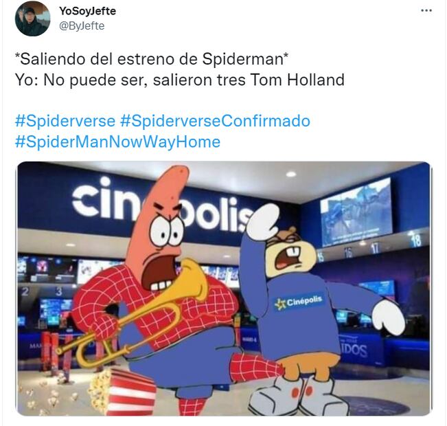 Los 10 mejores memes del estreno de “Spider-Man: No Way Home”