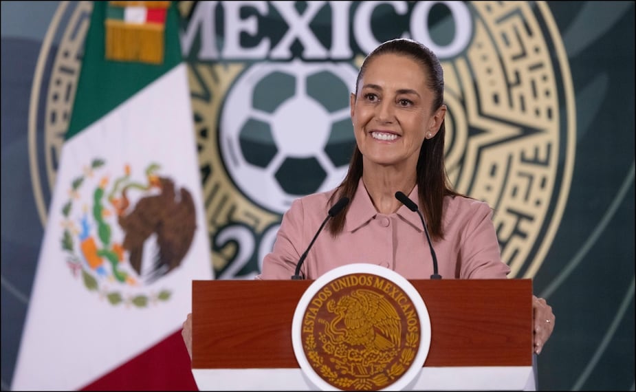 Claudia Sheinbaum confía en que la inauguración se realizará sin contratiempos pese a protestas. FOTO: EFE