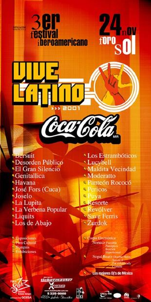 ¿Cuál fue tu favorito? 20 años del Vive Latino a través de sus carteles