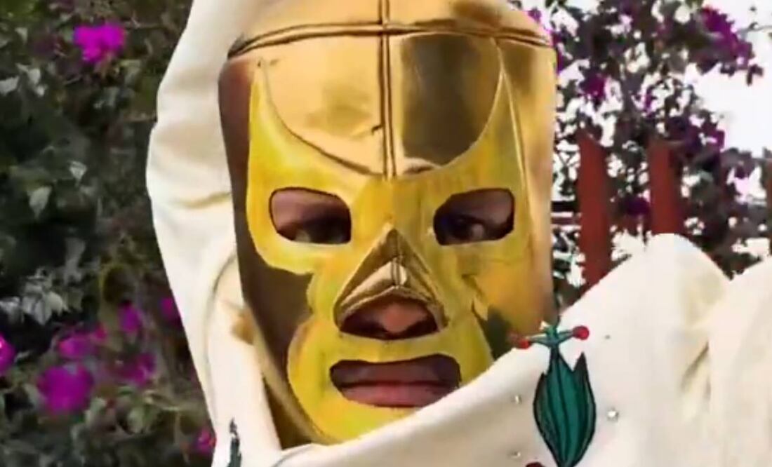 El nombre de luchador de Bruno Mars es El Capitán de Fuego.  Foto: Especial.
