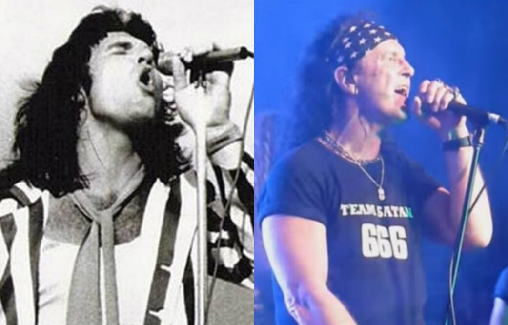 A los 17 años, conoció a los hermanos Young en Sídney y se convirtió en el primer vocalista de AC/DC. Únicamente grabó dos canciones con ellos: “Can I Sit Next To You Girl” y “Rocking in The Parlour”. Abandonó la banda en 1974 por problemas con los Young. (Fotos: Wikimedia Commons)