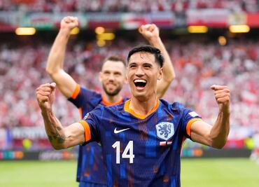 Sufrida victoria de Holanda contra Polonia en la Eurocopa