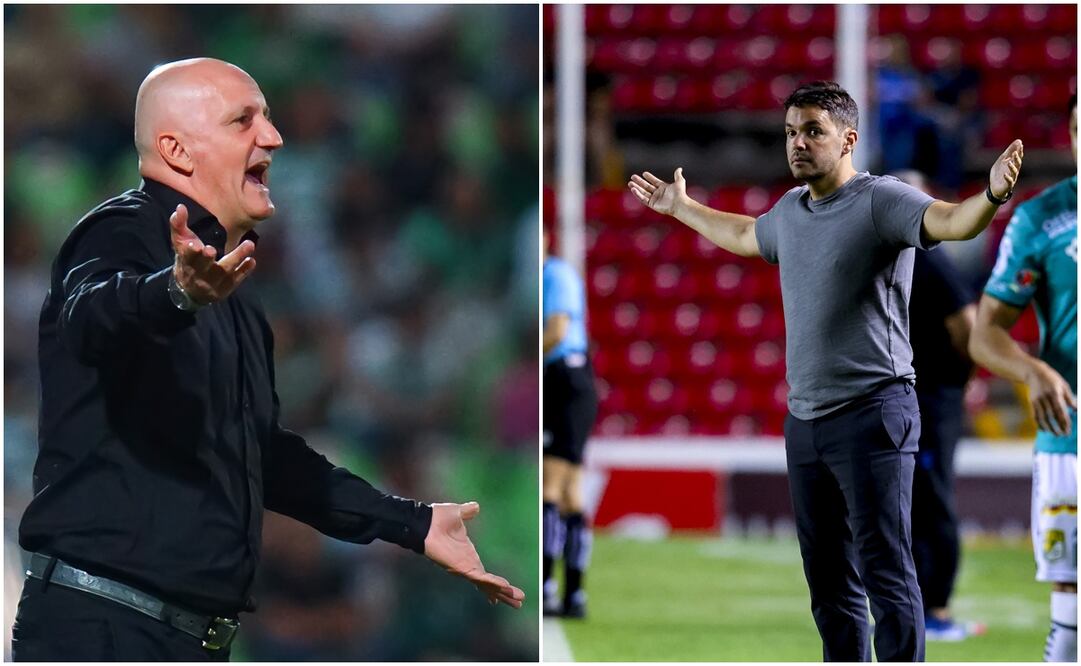 Pablo Repetto y Nicolás Larcamón dirigiendo a sus equipos / FOTO: Imago7