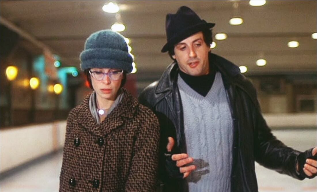 Adrian y Rocky, en la primera cinta de la saga. FOTO: Especial