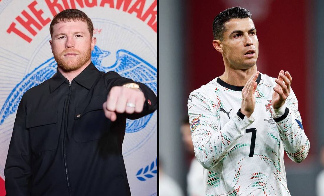 Canelo Álvarez invitó personalmente a Cristiano Ronaldo a su pelea ante William Scull el próximo 3 de mayo. Foto: Especial
