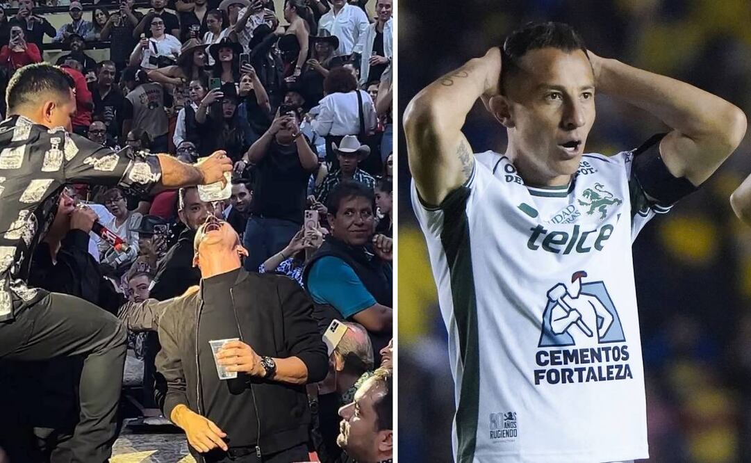 Andrés Guardado, pese a los problemas del León, se fue de fiesta a la Feria de San Marcos. Foto: Especial