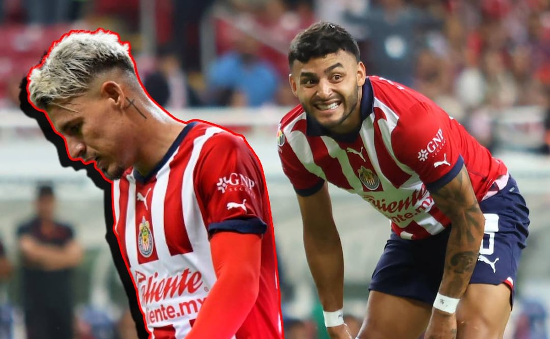 ¿Por qué Chivas separó a Alexis Vega y Chicote Calderón? Esto es lo que se sabe. Fotos: Imago7