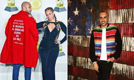 Ricardo Seco, el diseñador detrás del abrigo más llamativo de los Grammys 2018