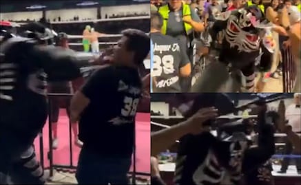 L.A. Park golpeó a un aficionado con puñetazos y sillazos en plena función en San Luis Potosí