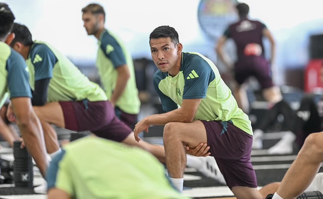 Hirving "Chucky" Lozano en entrenamiento con la Selección Mexicana - Foto: Imago7