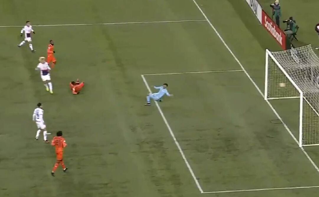 Cade Cowell marcó su primer gol con las Chivas ante el Forge. Foto: Especial