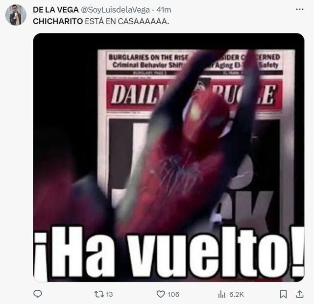 Los memes sobre el regreso de Chicharito Hernández a Chivas - Foto: Especial