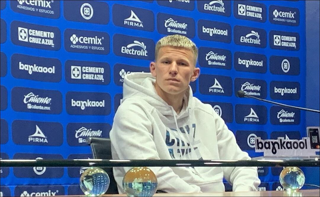 Mateusz Bogusz afirmó que nunca titubeó en arribar a Cruz Azul a pesar de la salida de Martín Anselmi / FOTO: Edgar Enríquez - EL UNIVERSAL