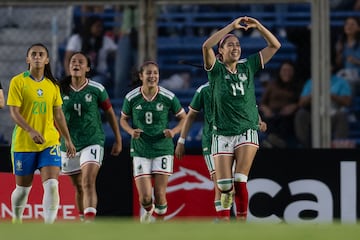 Con gol de Greta Espinoza, México se impone a Brasil en el Estadio Ciudad de los Deportes