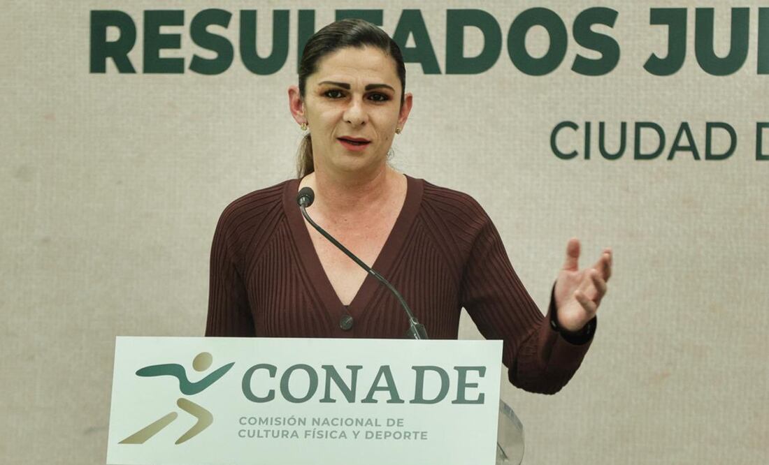 Ana Guevara en conferencia de prensa - Foto: Conade