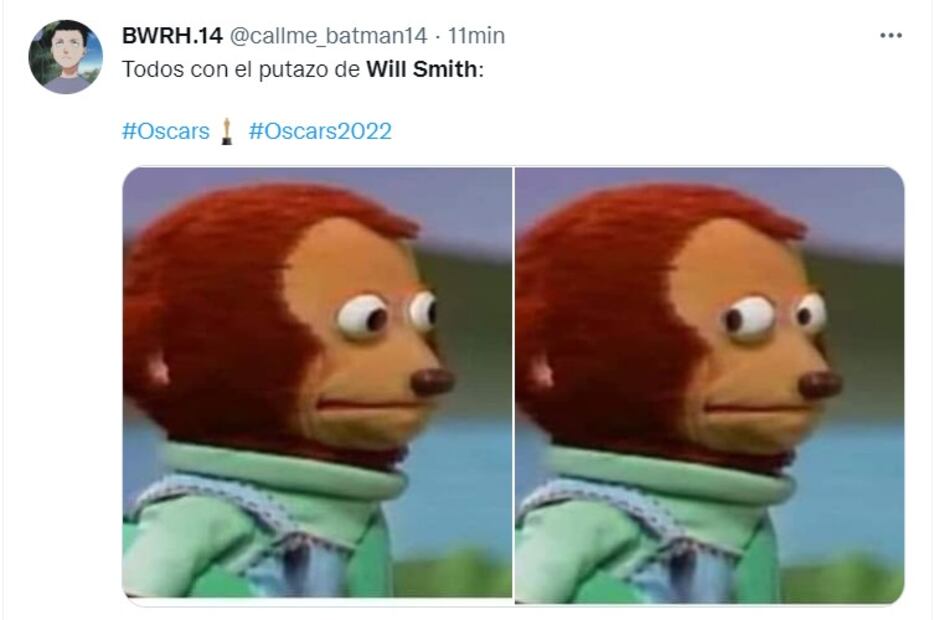 Will Smith y los 10 mejores memes de los premios Oscar 2022