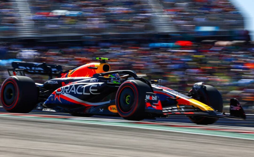 Checo Pérez culminó la Q3 en la novena posición. Foto: @redbullracing