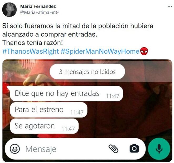 Los 10 mejores memes de “Spider-Man: No Way Home” y su fallida preventa