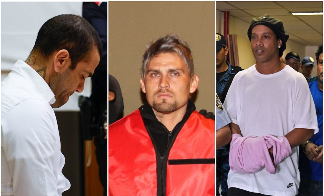 Dani Alves, Gato Ortiz y hasta Ronaldinho han estado en prisión - Foto: Especial