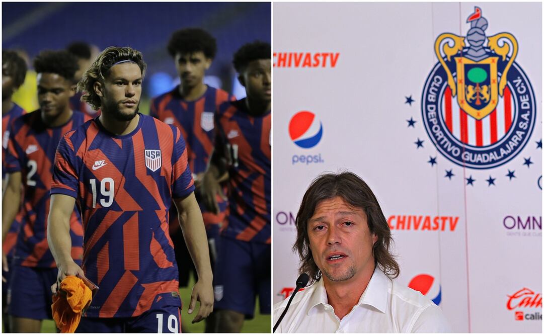 Cade Cowell con Estados Unidos y Matías Almeyda con Chivas / FOTOS: Imago7