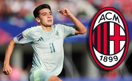 ¿Gilberto Mora será compañero de Santi Giménez en el Milan? ¡Ya posó con la camiseta rossoneri!