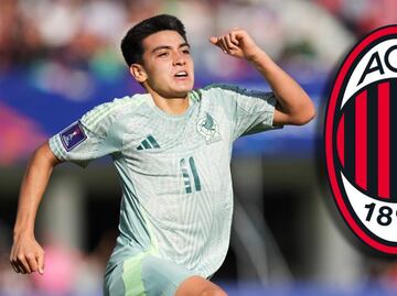 ¿Gilberto Mora será compañero de Santi Giménez en el Milan? ¡Ya posó con la camiseta rossoneri!