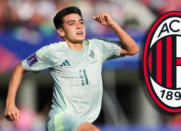 ¿Gilberto Mora será compañero de Santi Giménez en el Milan? ¡Ya posó con la camiseta rossoneri!