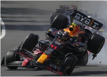 ¿Por qué abandonó Checo Pérez el GP de México 2023 en la primera vuelta?