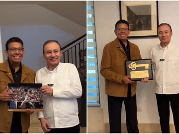 ¡Honor a quien honor merece! Fernando Valenzuela fue homenajeado por Gobernador de Sonora