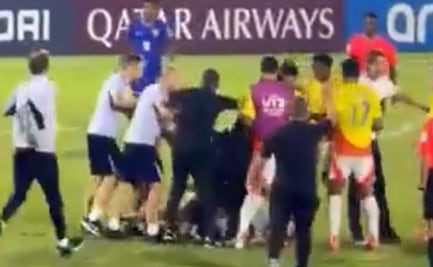 VIDEO: Francia y Colombia protagonizan escandalosa pelea al terminar el partido del Mundial Sub-17