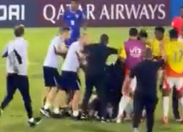 VIDEO: Francia y Colombia protagonizan escandalosa pelea al terminar el partido del Mundial Sub-17