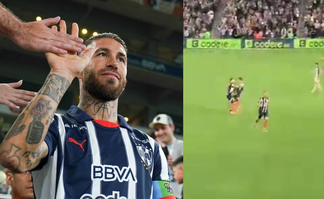 Ramos encaró de una manera muy eufórica a su compañero Nelson Deossa. Foto: Especial.