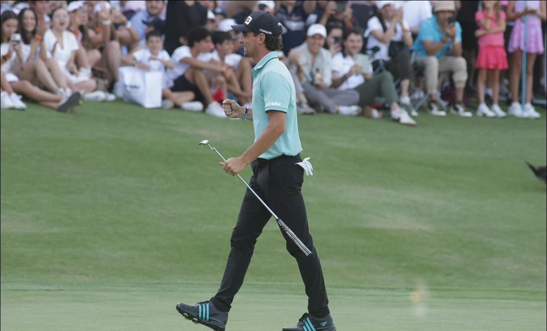 Joaquín Neimann se proclamó campeón del LIV Golf México y se rindió ante la afición: “Su energía ayuda en la cancha” / FOTO: Carlos Mejía - EL UNIVERSAL