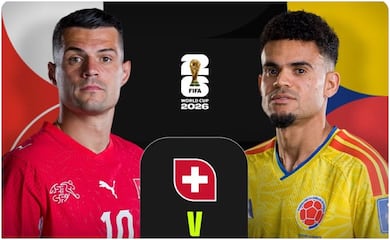 Colombia vs Suiza: EN VIVO - Juego ONLINE - Octavos de final del Mundial 2026