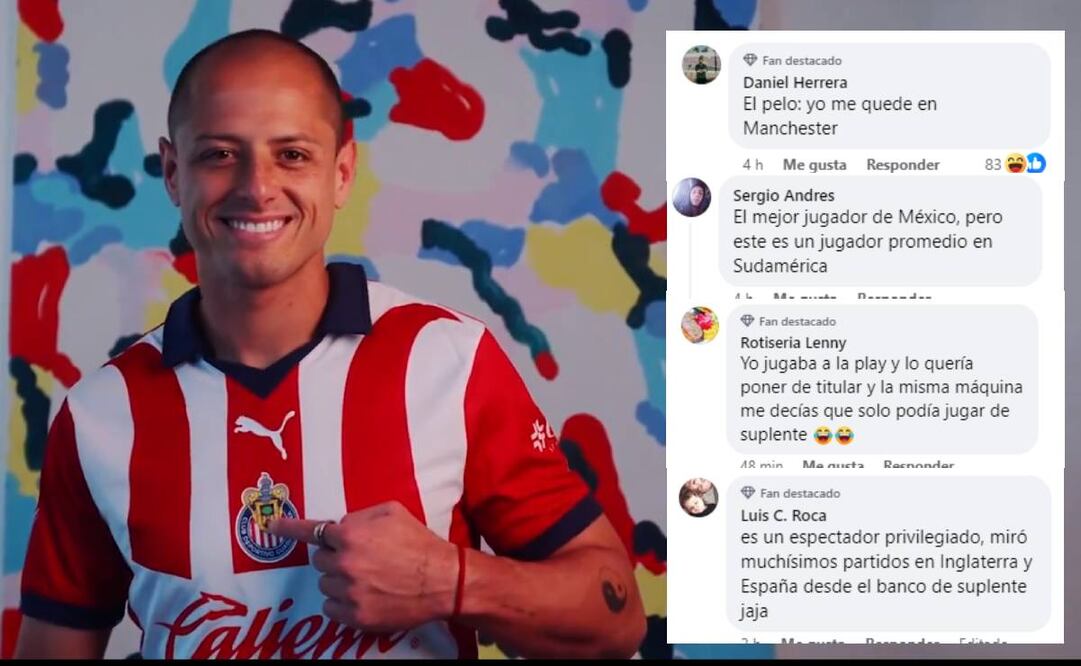 Chicharito Hernández fue blanco de burlas de los aficionados argentinos. Foto: Especial