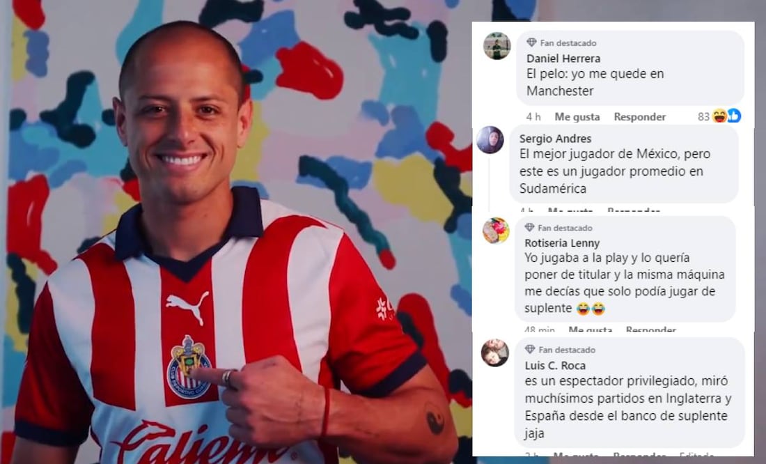 Chicharito Hernández fue blanco de burlas de los aficionados argentinos. Foto: Especial