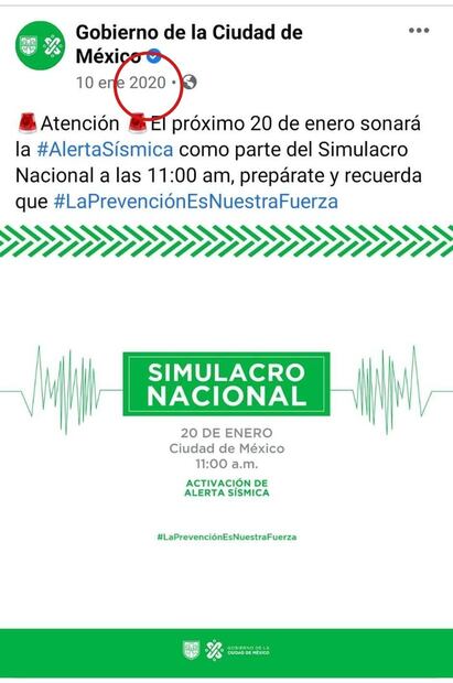¿Habrá o no simulacro de sismo este 20 de enero de 2021?