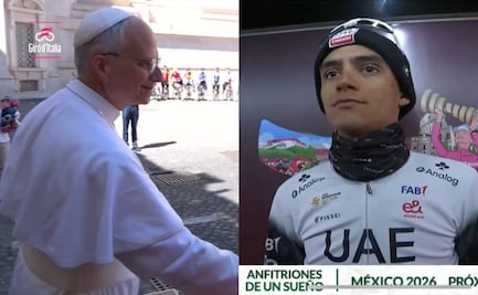 El Papa León XIV reconoce el esfuerzo del mexicano Isaac del Toro tras el Giro de Italia