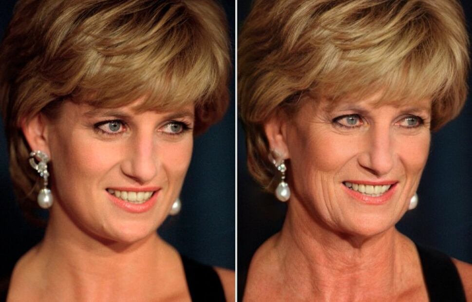 Así se vería la princesa Diana a sus 60 años de edad